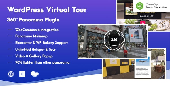 WordPress 虚拟之旅 360 全景插件