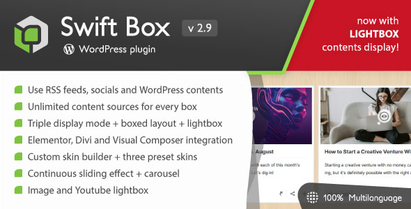 Swift Box – WordPress 内容滑块和查看器