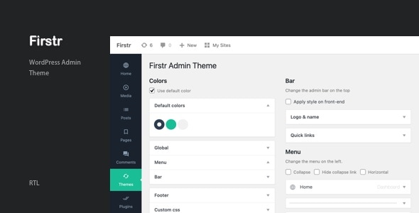 Firstr – WordPress 管理主题