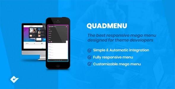 QuadMenu – 主题开发者超级菜单