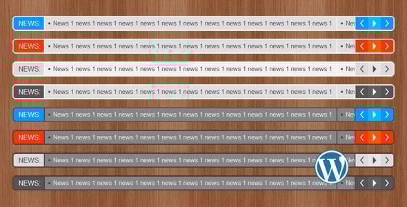 Modern News Ticker for WordPress