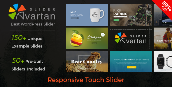 Avartan Slider – 响应式 WordPress 滑块插件