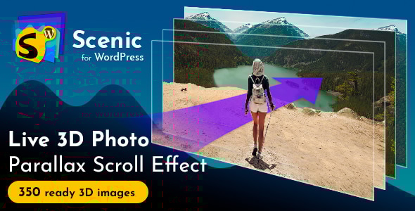 风景 3D 照片视差 WordPress 插件 v1.8