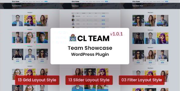 CL Team – 团队展示 WordPress 插件