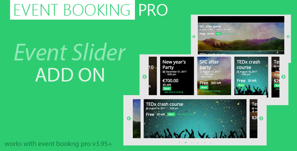 Event Booking Pro：活动滑块插件