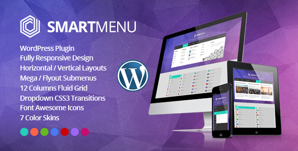 SmartMenu – 响应式 jQuery Mega Menu WordPress 插件