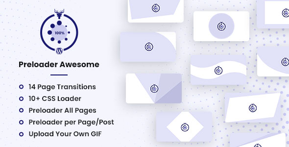 WordPress 中的预加载器插件 – Preloader Awesome Pro