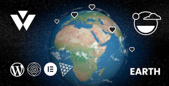 适用于古腾堡和元素的 WP Earth 3D