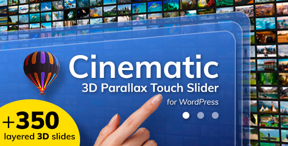 适用于 WordPress v1.4 的电影 3D 视差触摸滑块