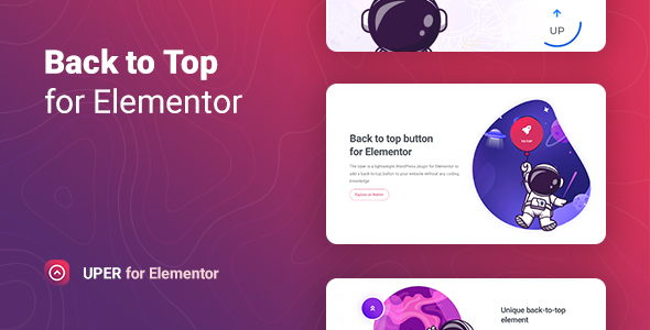 Uper – Elementor 的返回顶部按钮