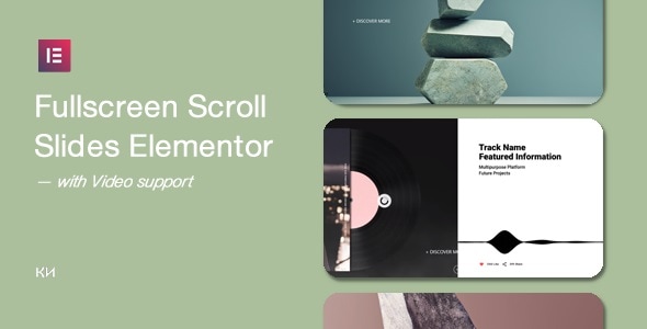 Elementor 的全屏滚动