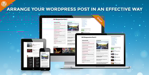 响应式帖子 2 – 响应式 WordPress 插件