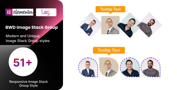 用于 elementor 的 Image Stack Group 插件