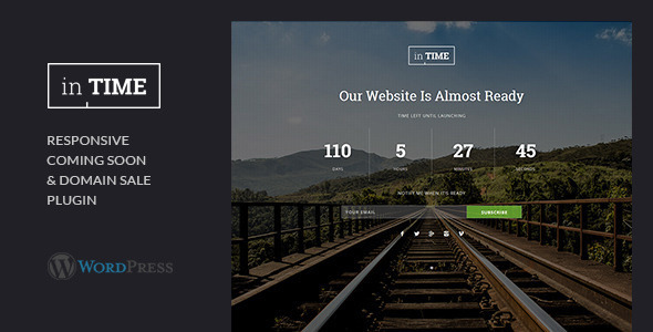 inTime – 域名销售和即将推出 WordPressPlugin