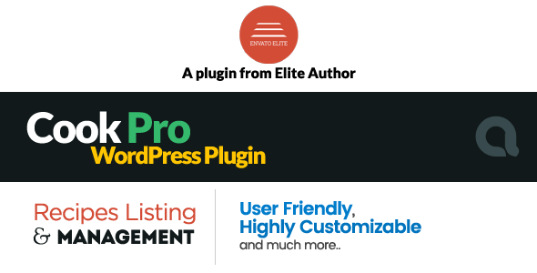 Cook Pro – 食谱列表 WordPress 插件
