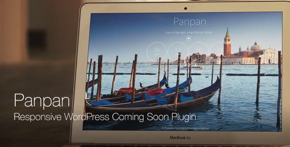 Panpan – 响应式 WordPress 即将推出插件