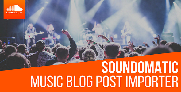 Soundomatic SoundCloud 自动帖子生成器插件 WordPress