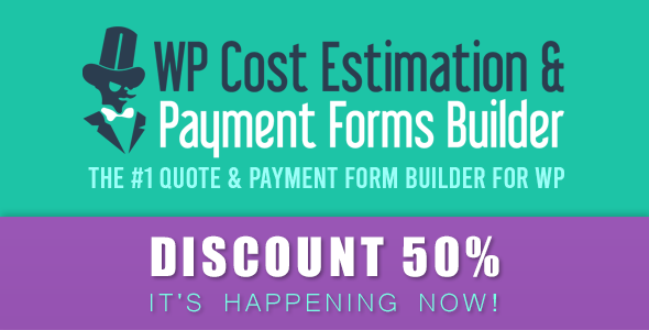 WP Cost Estimation Payment Forms Builder