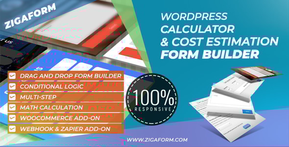 Zigaform – WordPress Calculator  Cost Estimation Form Builder