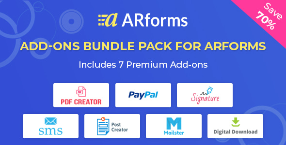Add-on Bundle for ARForms – WordPress Form Builder