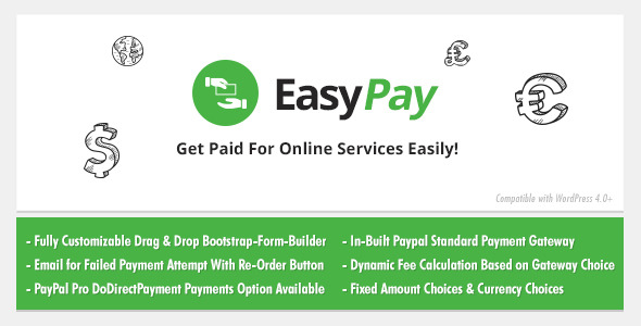 EasyPay: WordPress Paypal Stripe Plugin to Pay Online