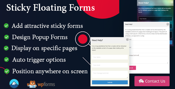 Sticky Floating Forms – Create Beautiful Sticky Forms
