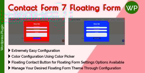 Contact Form 7 Floating Form – for Specific Post or Page or Full Website Content