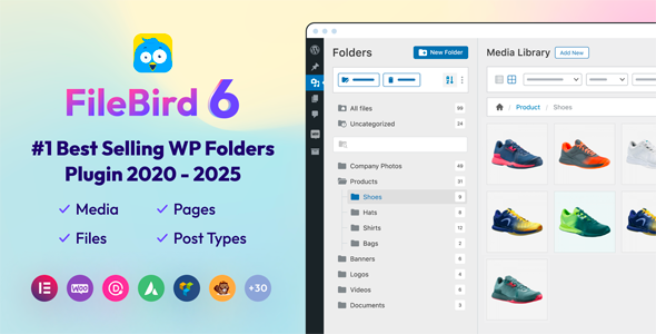 FileBird – WordPress 媒体库文件夹