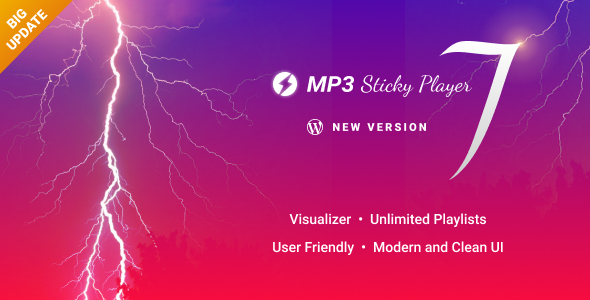 MP3 粘性播放器 WordPress 和 WooCommerce 插件