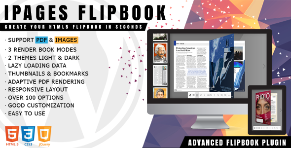 iPages – 适用于 WordPress 的 FlipBook 图像和 PDF 查看器