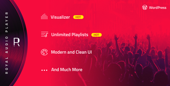 皇家音频播放器 WordPress 和 WooCommerce 插件
