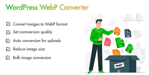 WebP 转换器 |WordPress 图像优化器 – WebPio