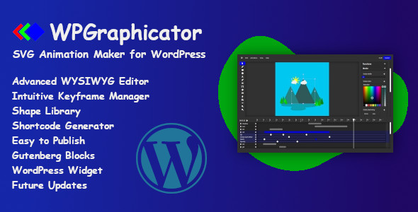 WPGraphicator – 适用于 WordPress 的 SVG 动画制作工具