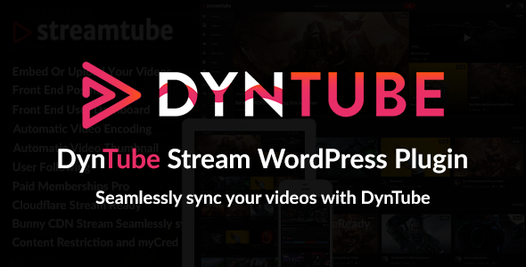 DynTube Stream WordPress 插件