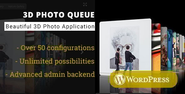 3D 照片队列 – WordPress 媒体插件