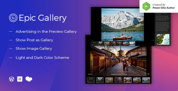 Epic Zoom Gallery WordPress 插件和 Elementor 的附加组件和 WPBakery 页面构建器