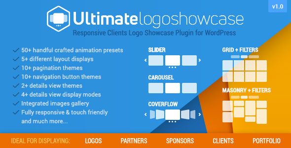 Ultimate Logo Showcase – 适用于 WordPress 的完全响应式客户端徽标库插件