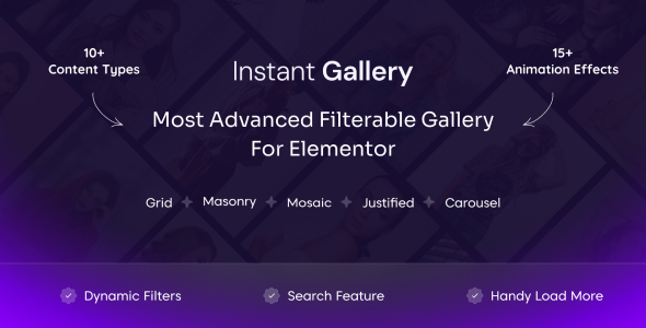 Instant Gallery Pro – WordPress Plugin