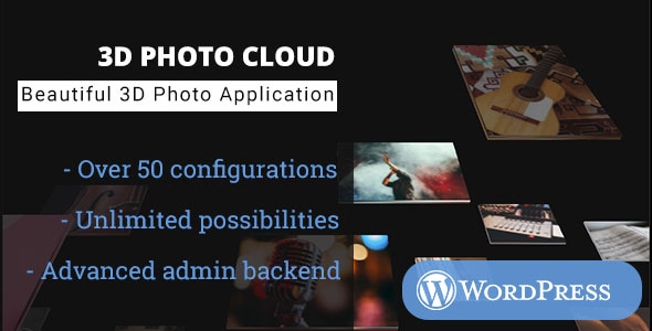 3D 照片云 – WordPress 媒体插件