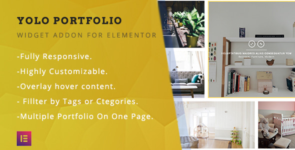 Yolo Portfolio – Elementor Page Builder WordPress 的高级投资组合库
