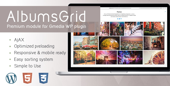 专辑网格 4.2 |Gmedia 插件的图库模块