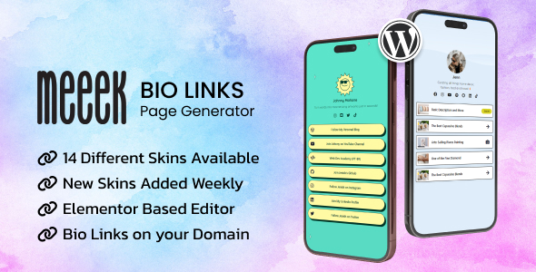 Meeek – 适用于 WordPress 的 Elementor 生物链接生成器