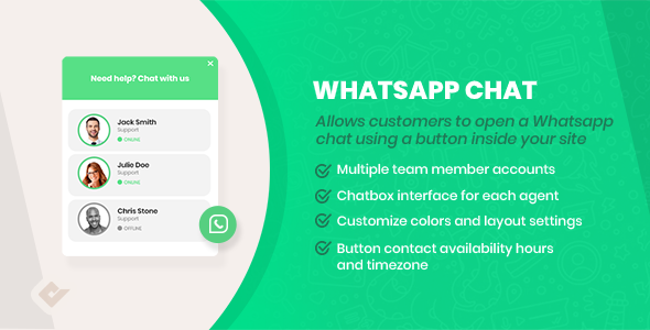 WordPress WhatsApp 聊天按钮