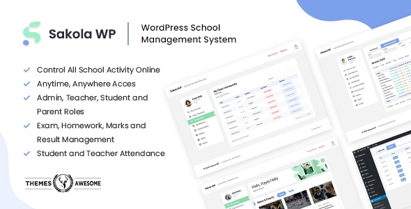 SakolaWP – WordPress 学校管理系统