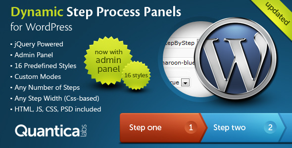 WordPress 的动态步骤流程面板