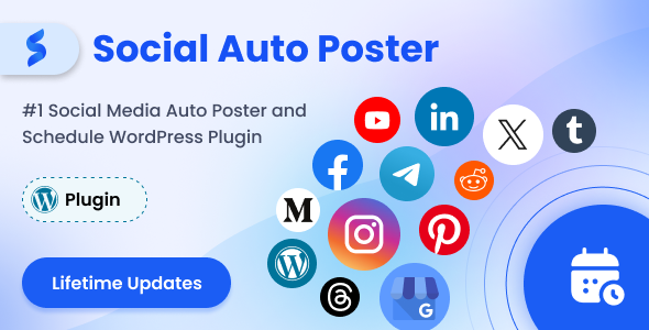 社交汽车海报 – WordPress 调度程序和营销插件
