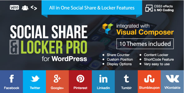 Social Share Locker Pro WordPress 插件