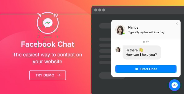 Facebook 聊天 – WordPress 版 Facebook Messenger
