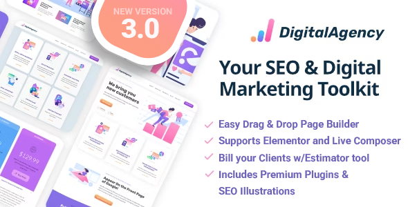 SEOWP |数字营销机构和 SEO WordPress 主题