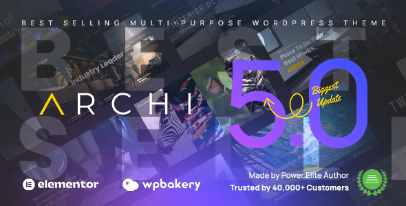 Archi – 室内设计和多用途 Elementor WordPress 主题